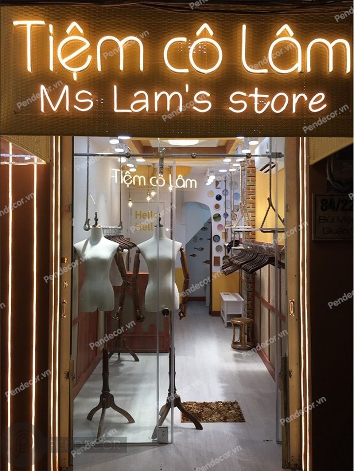 Đèn neon sign dùng nhiều trong trang trí cũng như tạo điểm nhấn