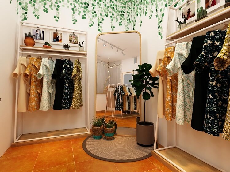 Loại giá treo này rất dễ bắt gặp ở các shop quần áo hiện nay