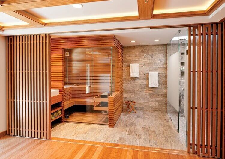Không gian phòng xông hơi spa phải có diện tích vừa đủ hoặc lớn hơn so với số lượng người sử dụng tối đa
