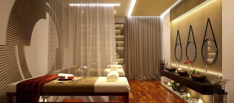 Màu sắc hài hòa sẽ giúp spa ấn tượng hơn