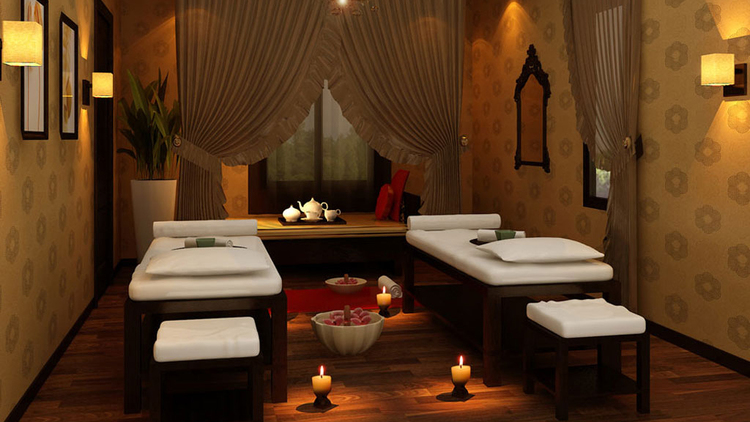 Nội thất phong cách mộc được bố trí đơn giản