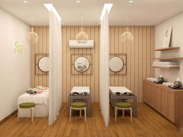 Spa tối giản nhưng vẫn đẹp mắt thu hút