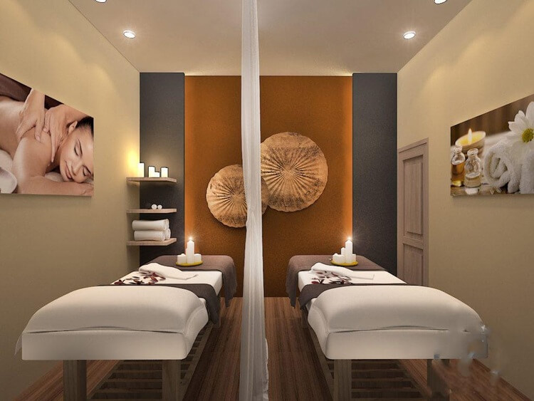Phong cách thiết kế spa đương đại rất được yêu thích