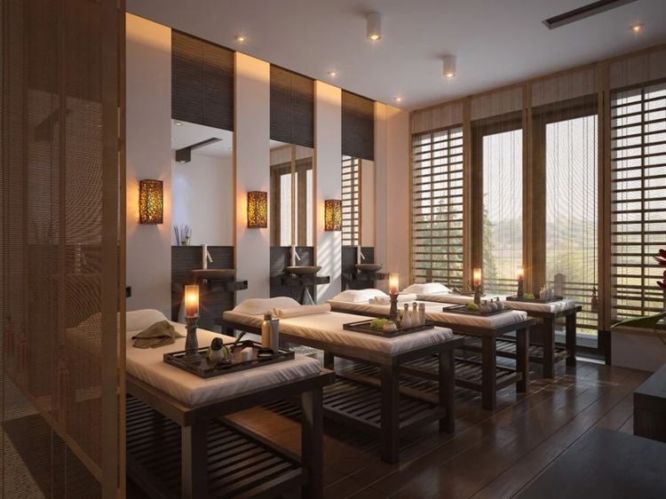 Thiết kế spa tại chung cư theo phong cách truyền thống
