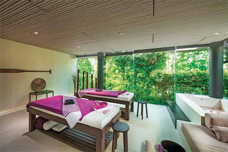 Nên kết hợp các yếu tố thiên nhiên vào không gian spa