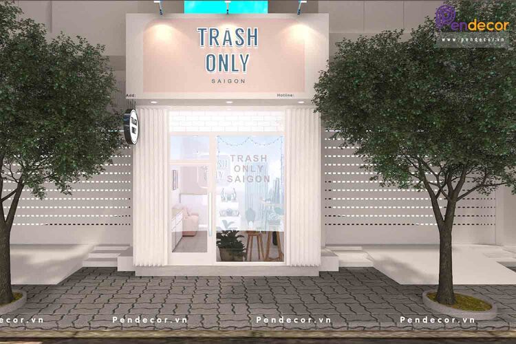kinh nghiệm thiết kế shop quần áo - Pendecor