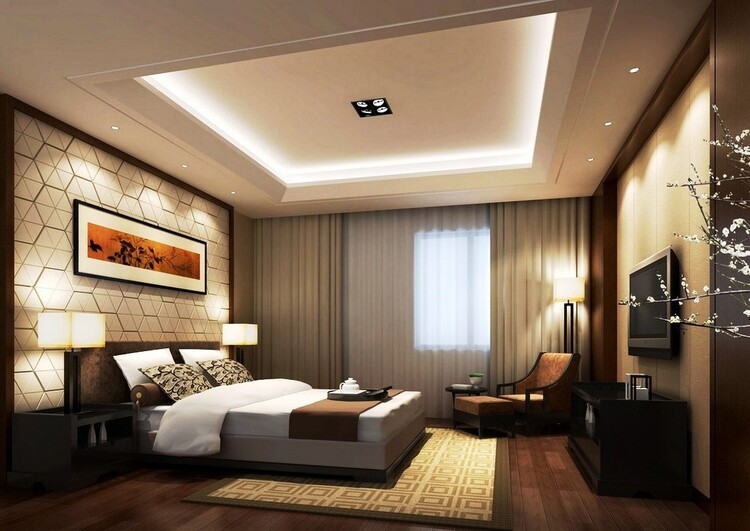 Với ánh sáng dịu nhẹ đèn hắt tường rất thích hợp bố trí trong phòng ngủ