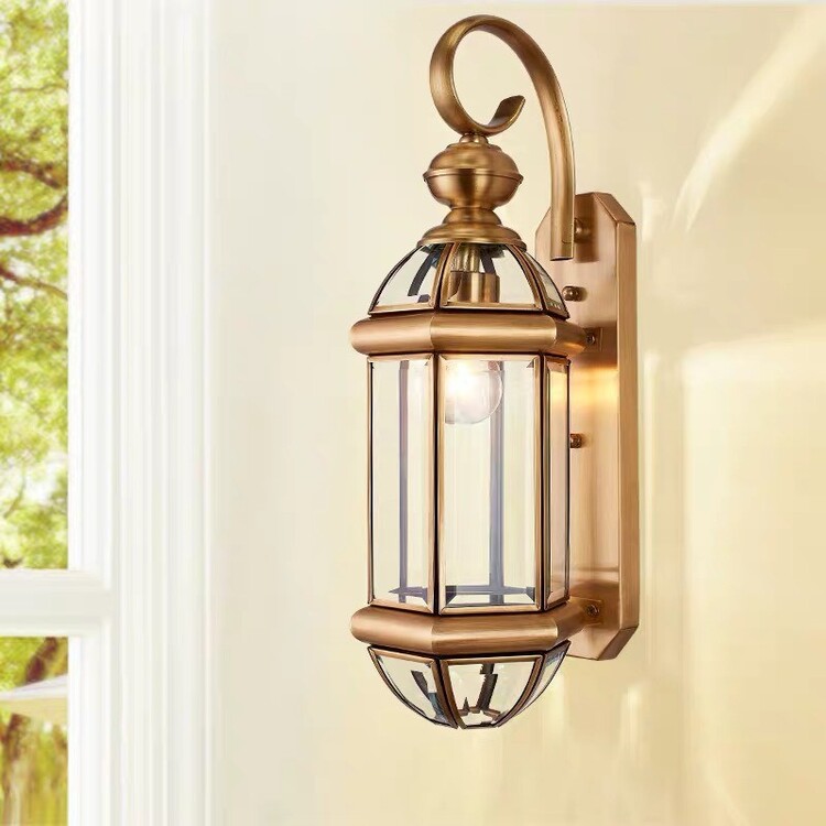 Mẫu đèn trang trí cột nhà hiên nhà