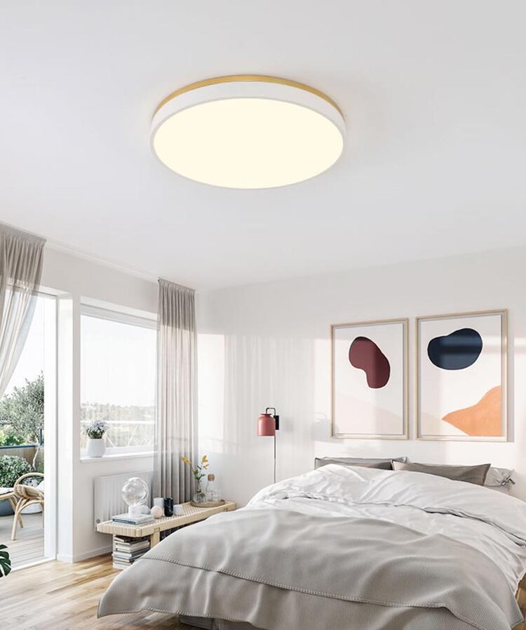 Đèn led ốp trần phòng ngủ hiện đại