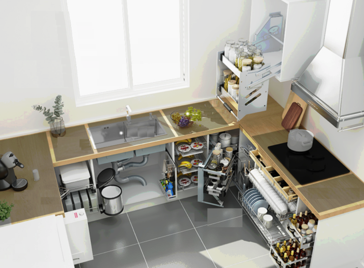 Bạn cần tới phụ kiện kệ bếp sao cho đầy đủ và hợp lý