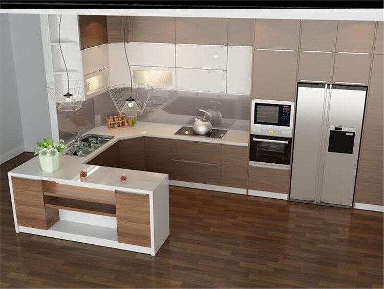 Kệ bếp làm bằng gỗ nhựa