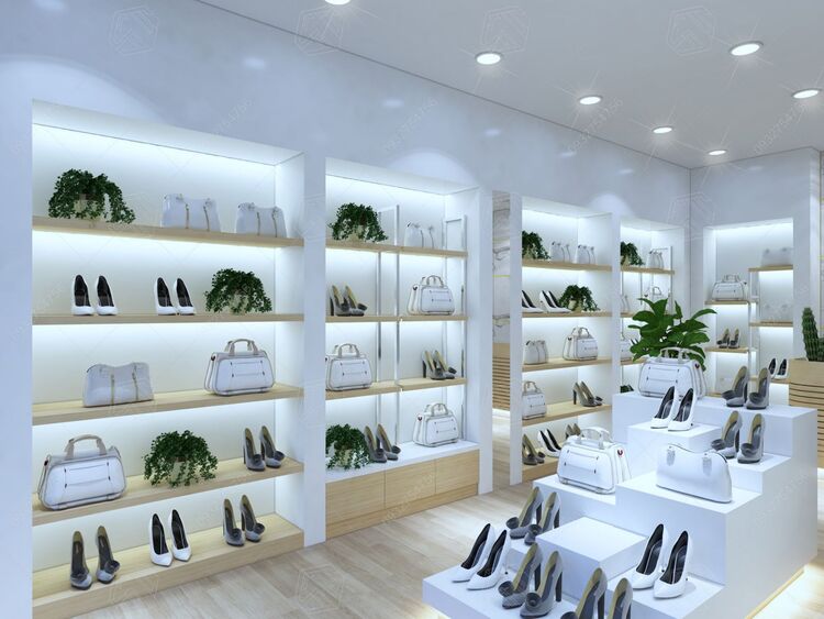 Tủ đựng túi xách kết hợp đèn LED