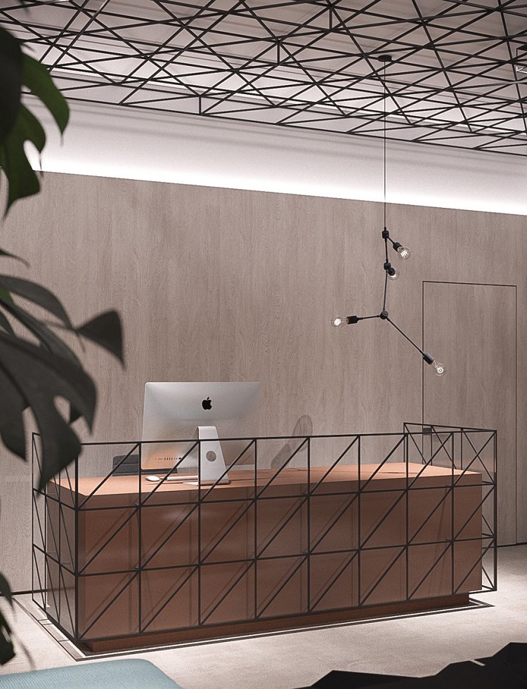 Quầy thu ngân bằng gỗ