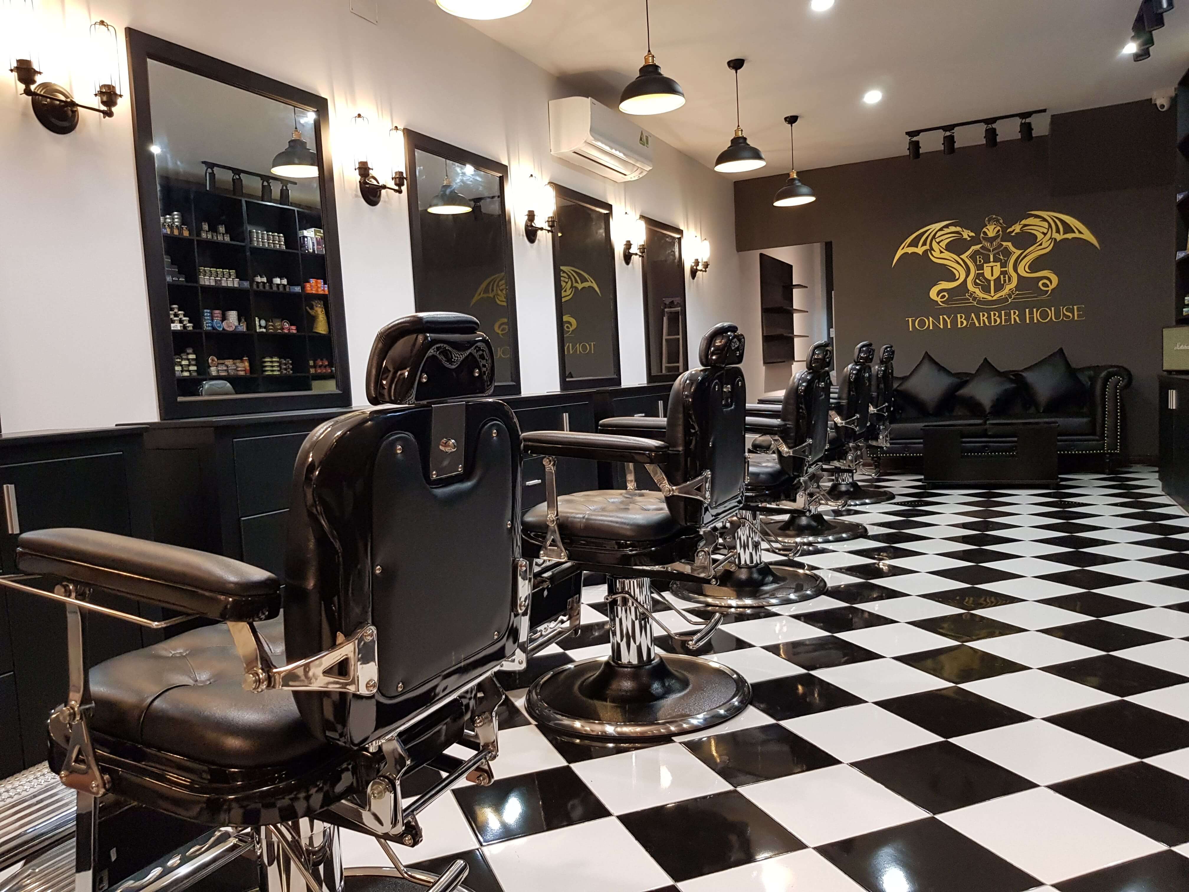 Thiết kế cửa hàng cắt tóc kiểu spa nghỉ dưỡng