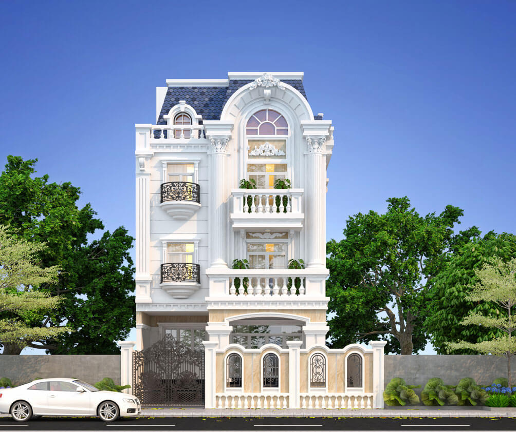 Tiêu chuẩn đánh giá thiết kế biệt thự mặt tiền 8m?