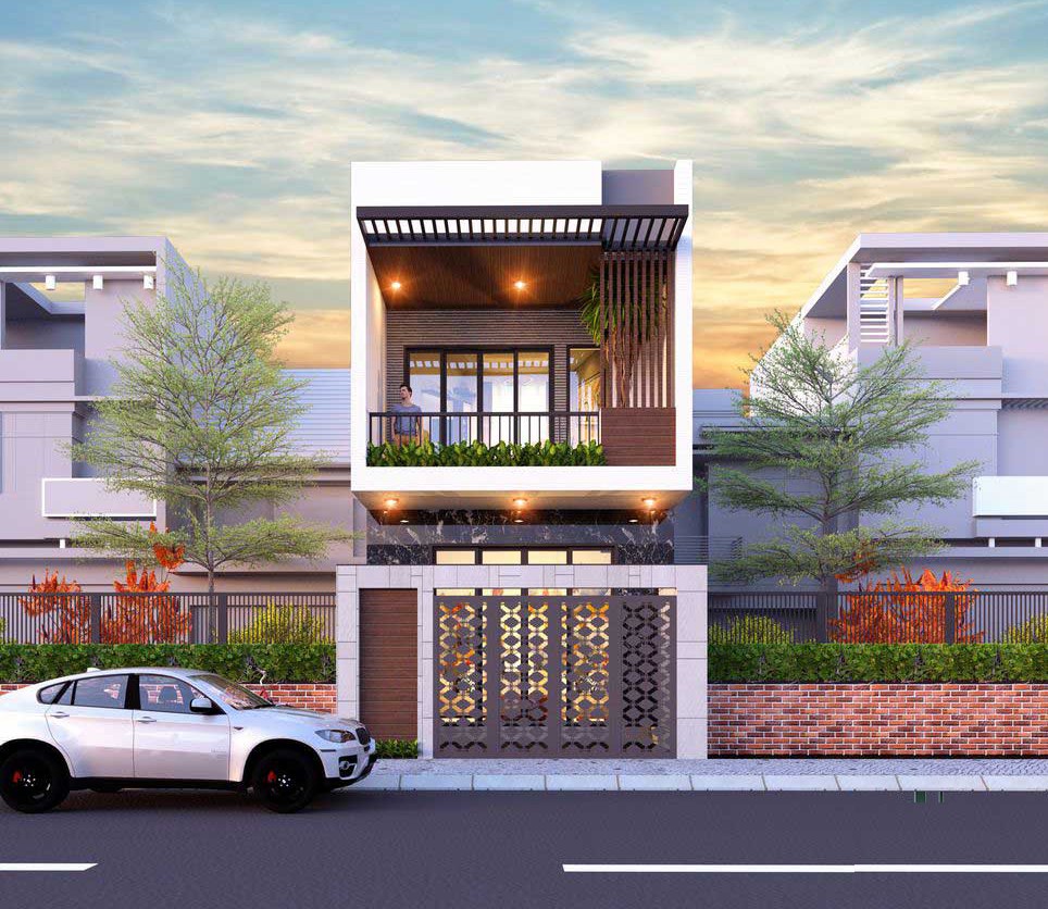 mẫu thiết kế mặt tiền nhà 3m đẹp, ấn tượng không thể bỏ qua
