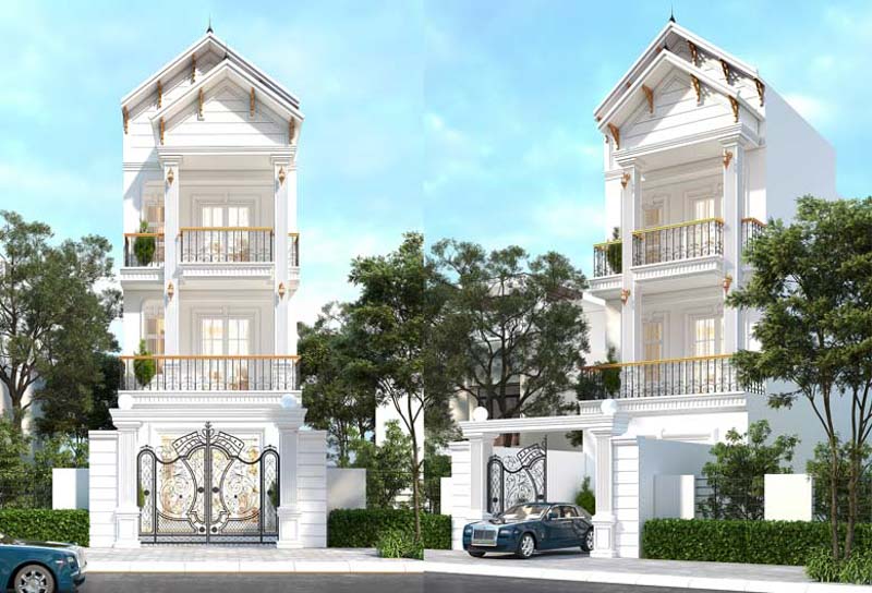 mẫu thiết kế mặt tiền nhà 3m đẹp, ấn tượng không thể bỏ qua