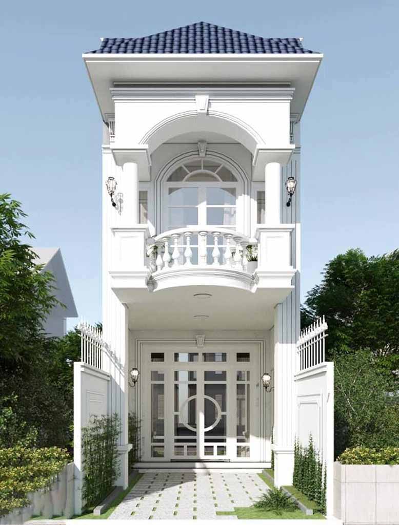 Một số yếu tố quan trọng trong thiết kế mặt tiền nhà 4m