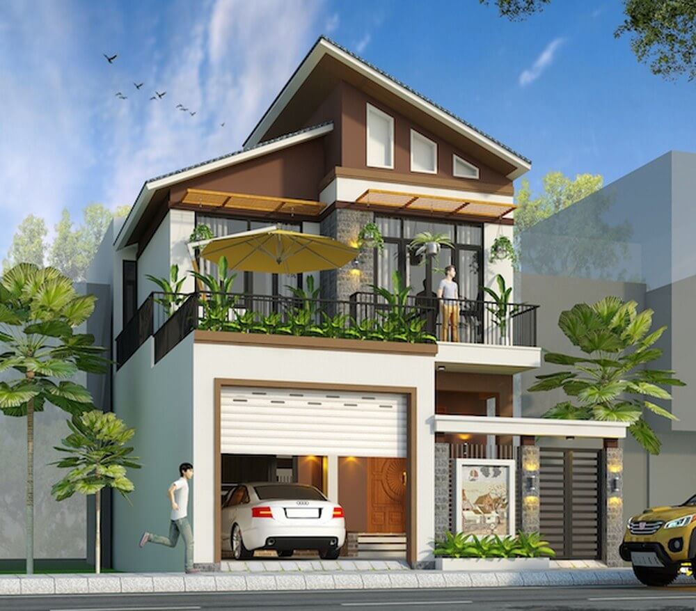 mẫu mặt tiền nhà 6m độc đáo, đáng tham khảo nhất