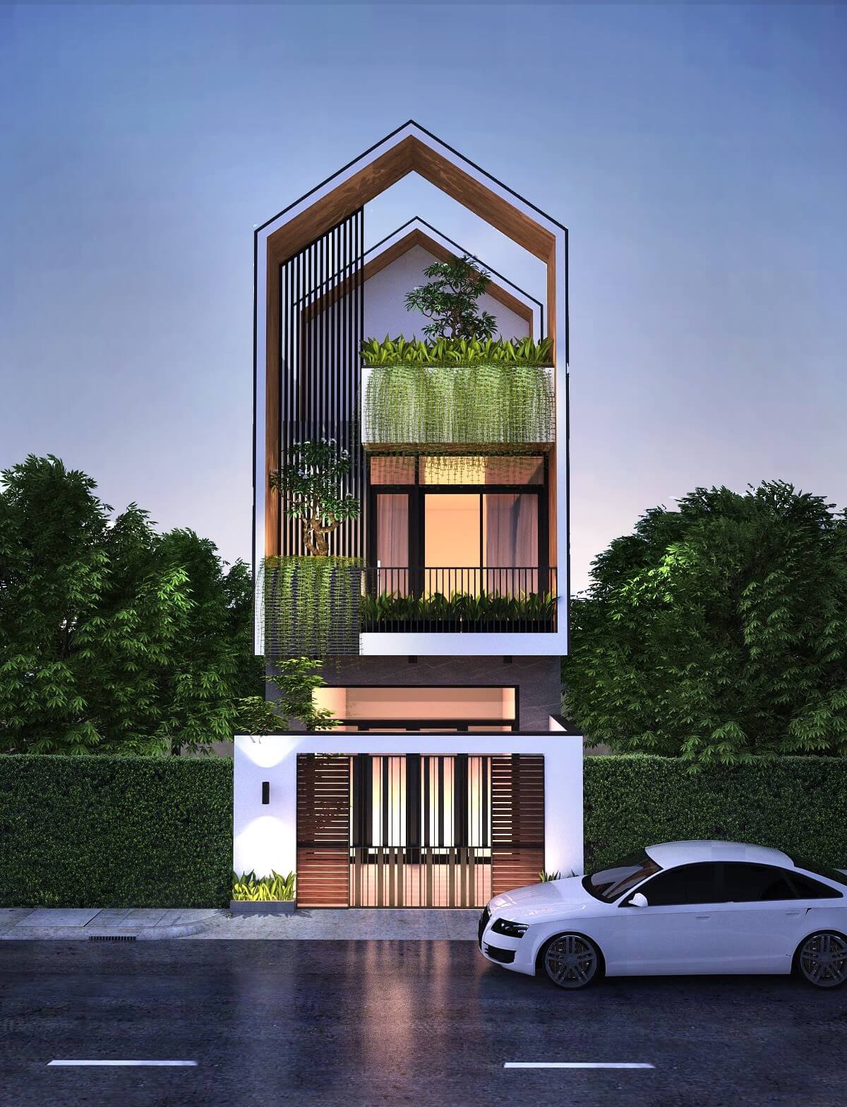 13+ mẫu mặt tiền nhà 8m ấn tượng, đẹp mê mẩn, hot trend 2023