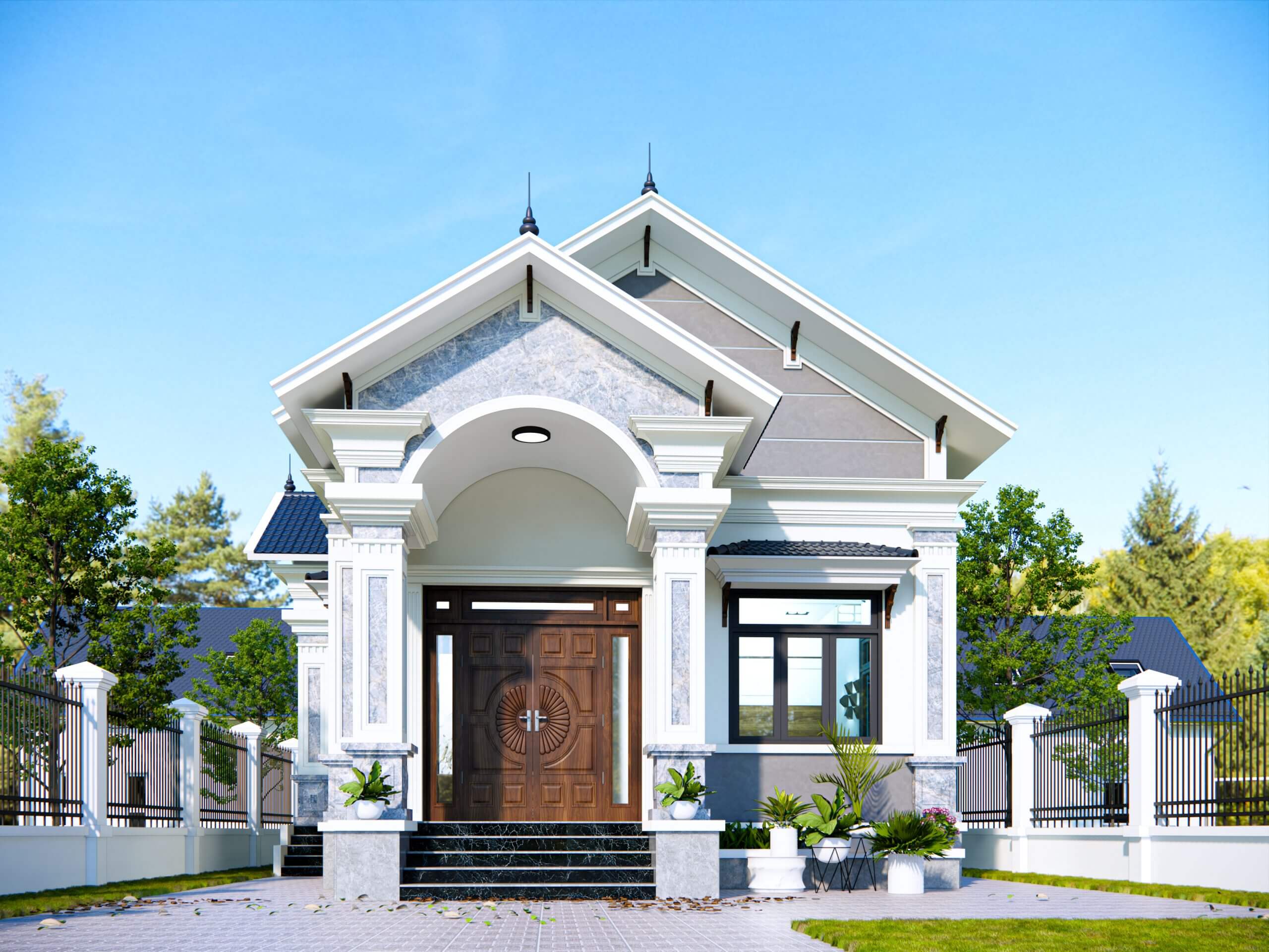 mẫu mặt tiền nhà đẹp ấn tượng cho mọi căn nhà