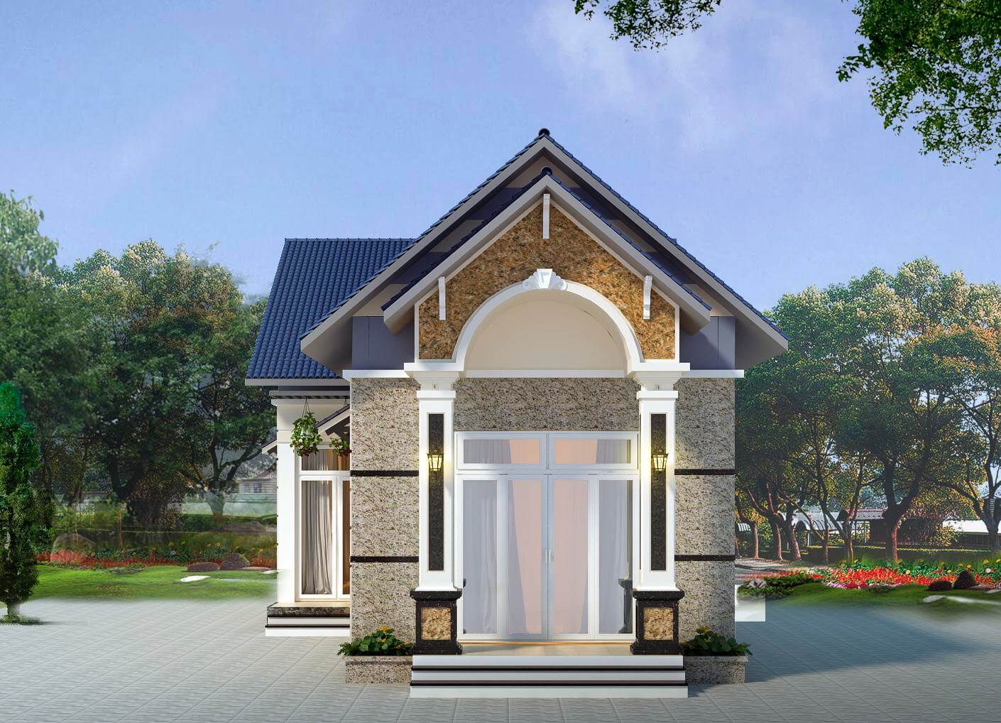 13+ mẫu thiết kế mặt tiền nhà cấp 4 5m đẹp không thể rời mắt