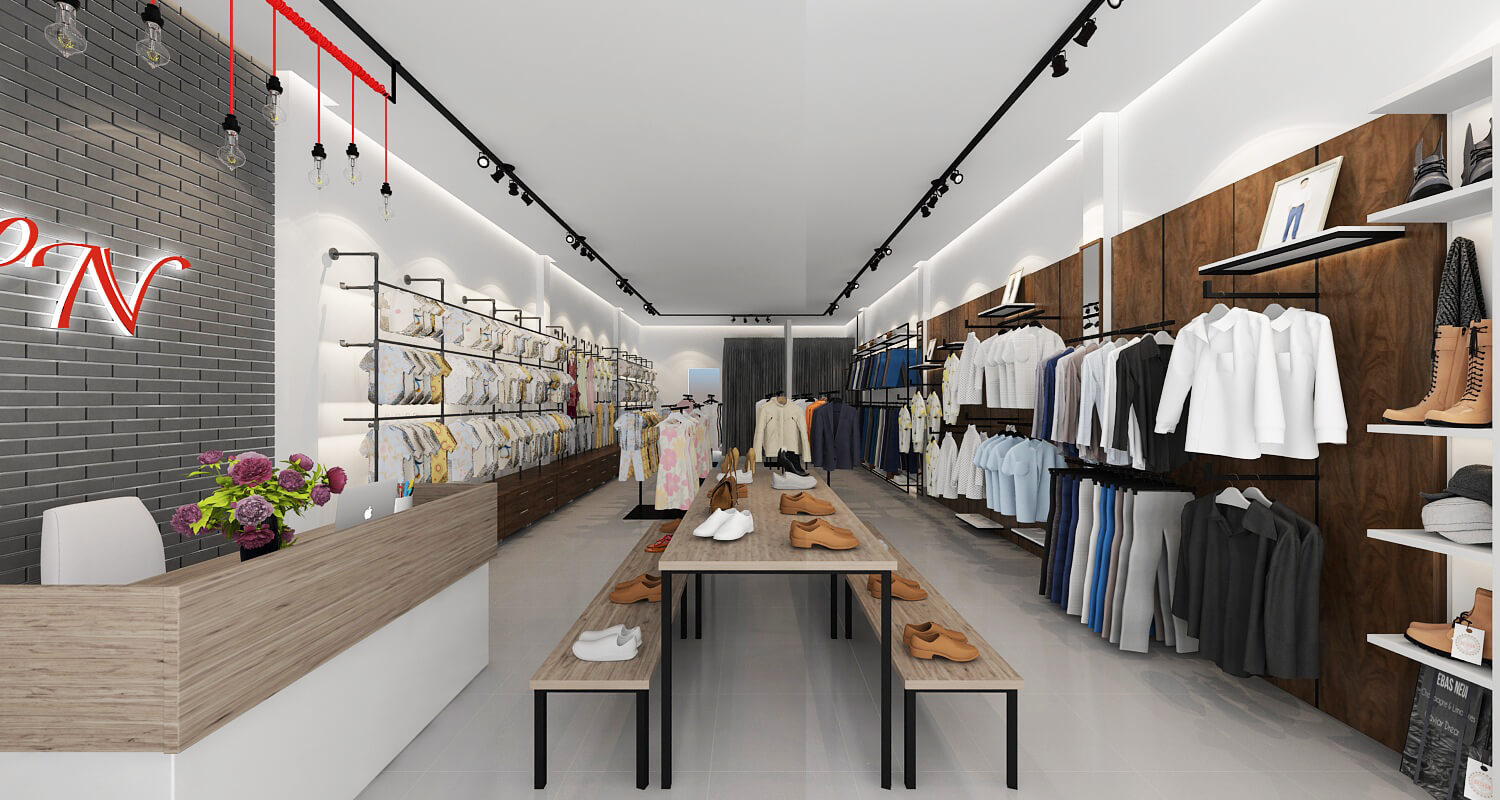 16+ mẫu thiết kế shop quần áo nam nhỏ, đẹp, hút khách nhất 2023