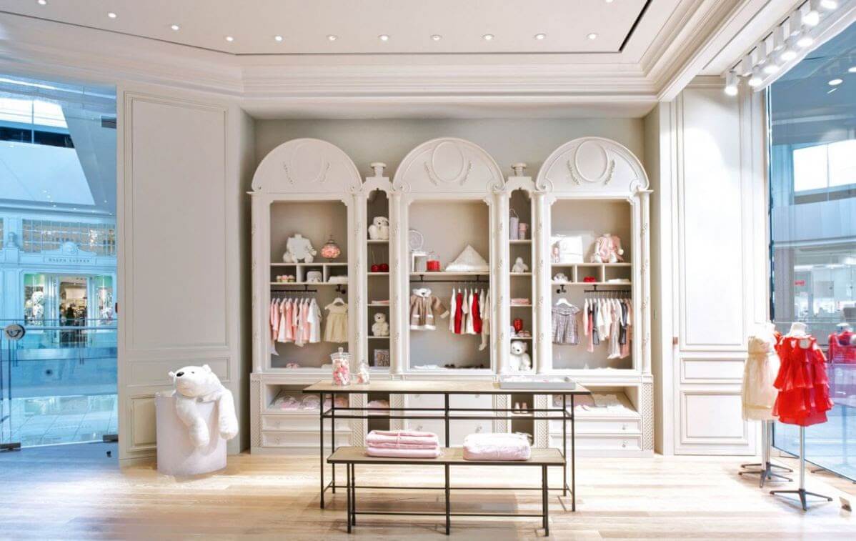 mẫu thiết kế cửa hàng mẹ và bé Pendecor