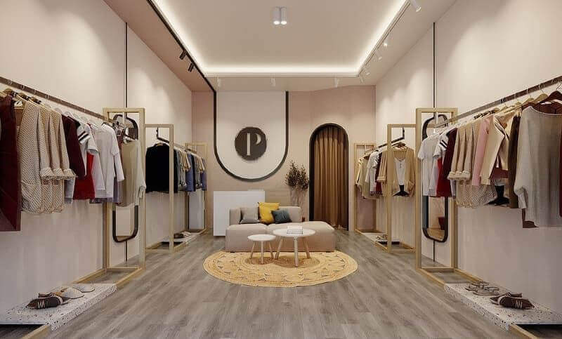 Bản vẽ thiết kế shop quần áo - Pendecor