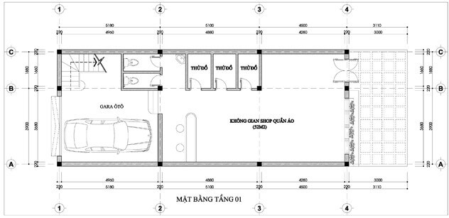 Bản vẽ mặt bằng Pendecor - 1