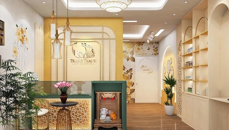 Thiết kế/bố trí khu tiếp tân và lối đi
