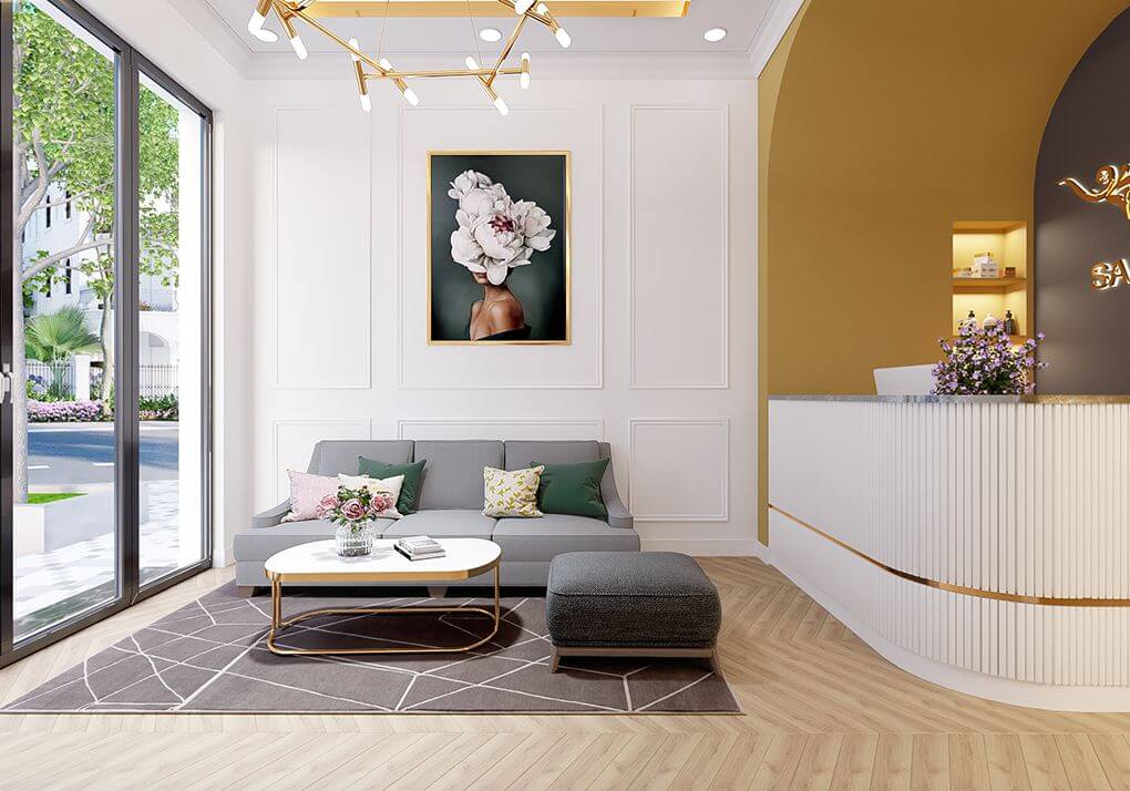 mẫu thiết kế spa 30m2 - 7