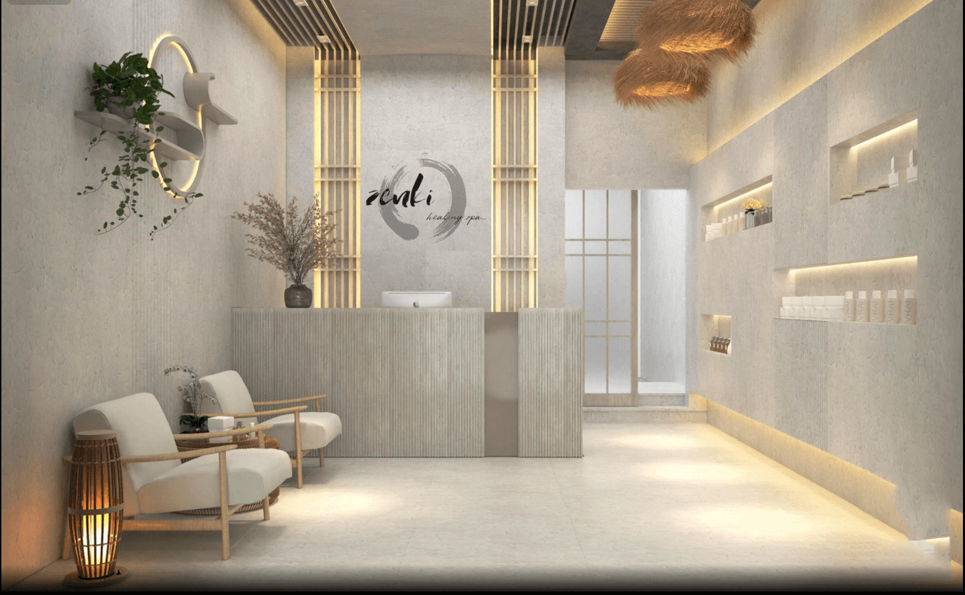 mẫu thiết kế spa 30m2 - 10