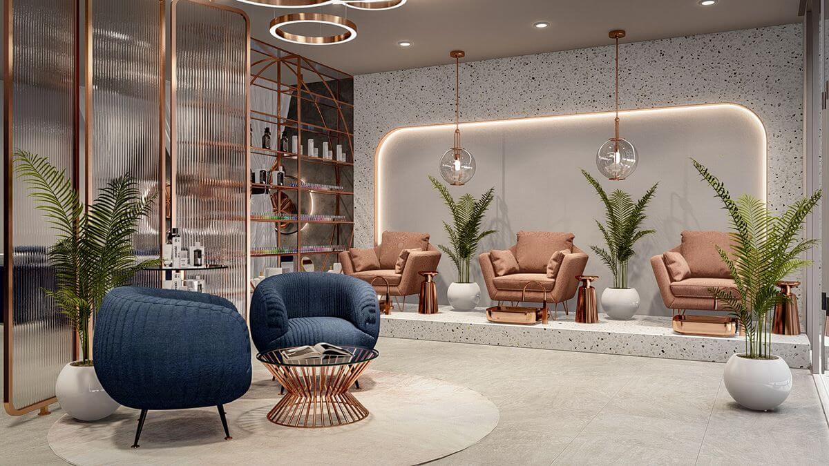 mẫu thiết kế spa 30m2 - 16