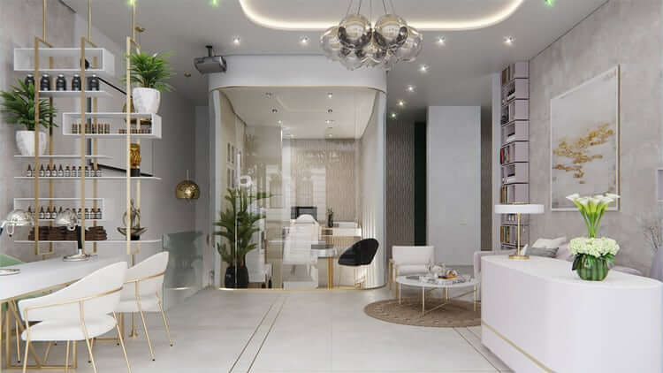 mẫu thiết kế spa 30m2 - 2