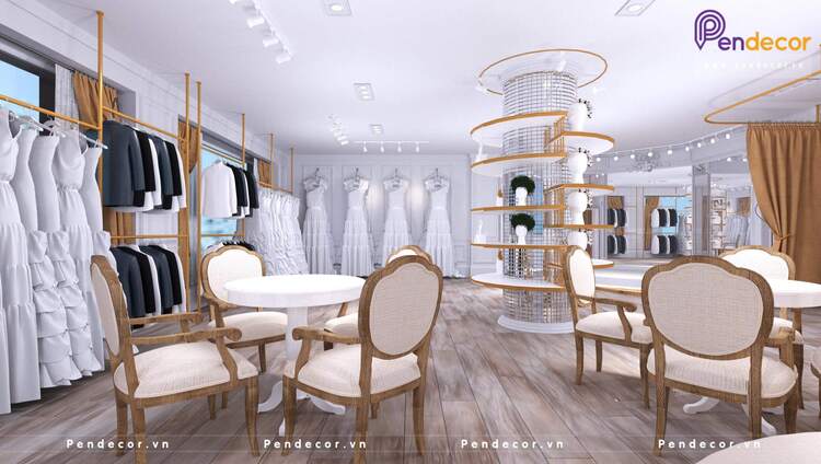 thiết kế thi công showroom Pendecor