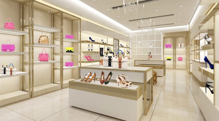 thiết kế showroom giày Pendecor