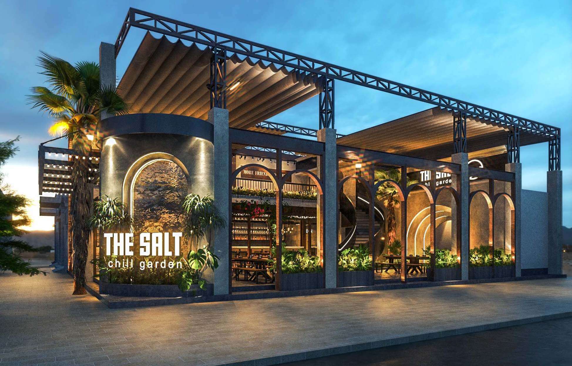 bản vẽ thiết kế nhà hàng Pendecor