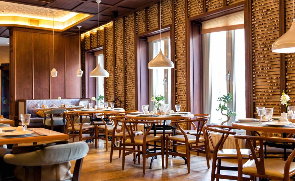 bản vẽ quán ăn Pendecor