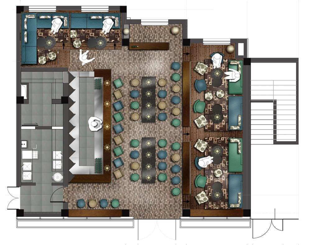 bản vẽ thiết kế nhà hàng tiệc cưới Pendecor