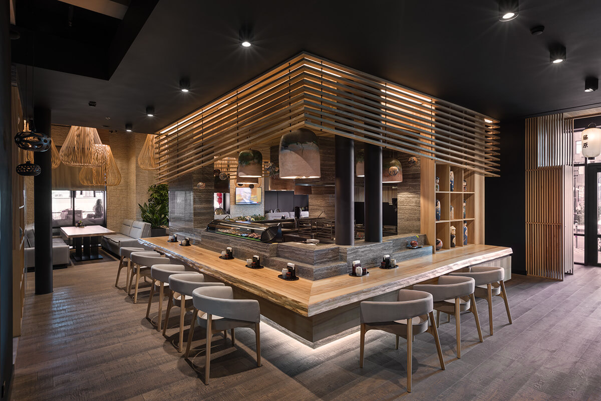 chuyên thiết kế nhà hàng Pendecor