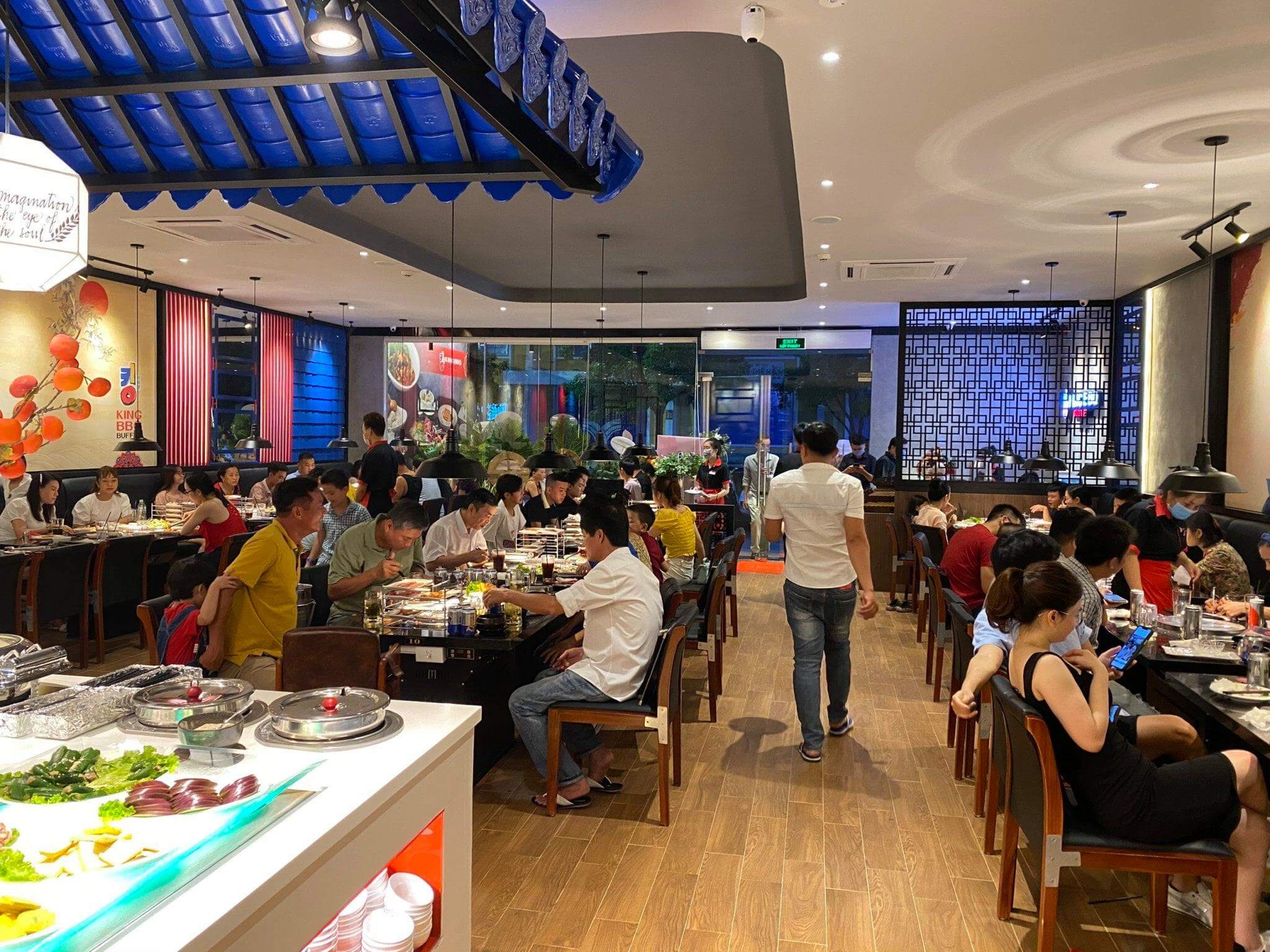 thiết kế quầy buffet Pendecor