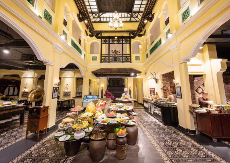 thiết kế quầy buffet Pendecor
