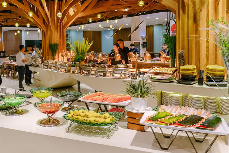 cách setup quầy buffet Pendecor