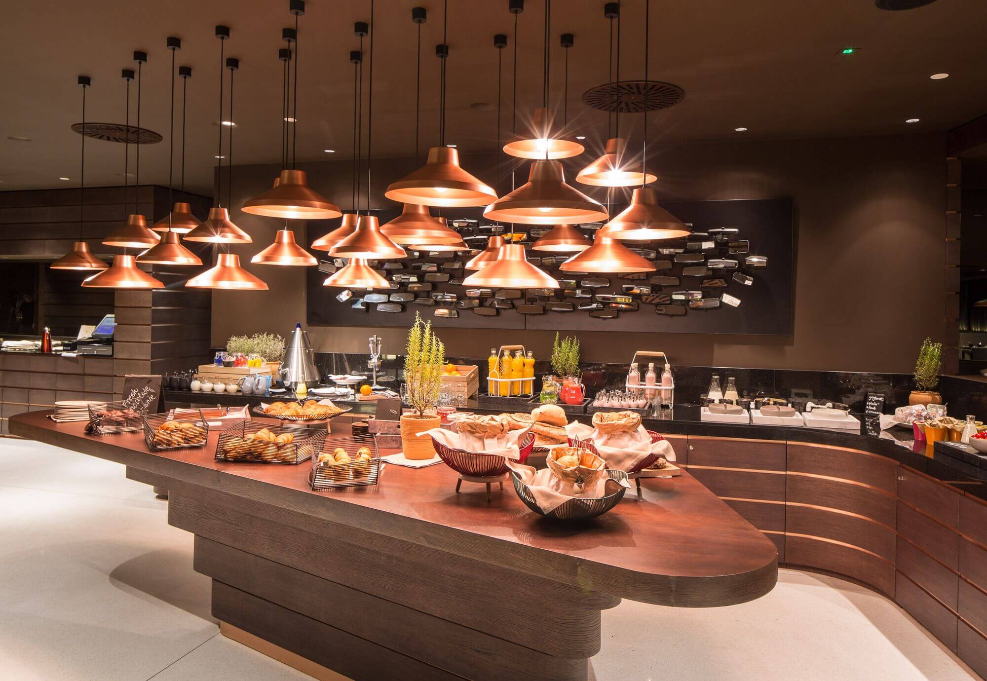 tiêu chuẩn thiết kế nhà hàng buffet Pendecor