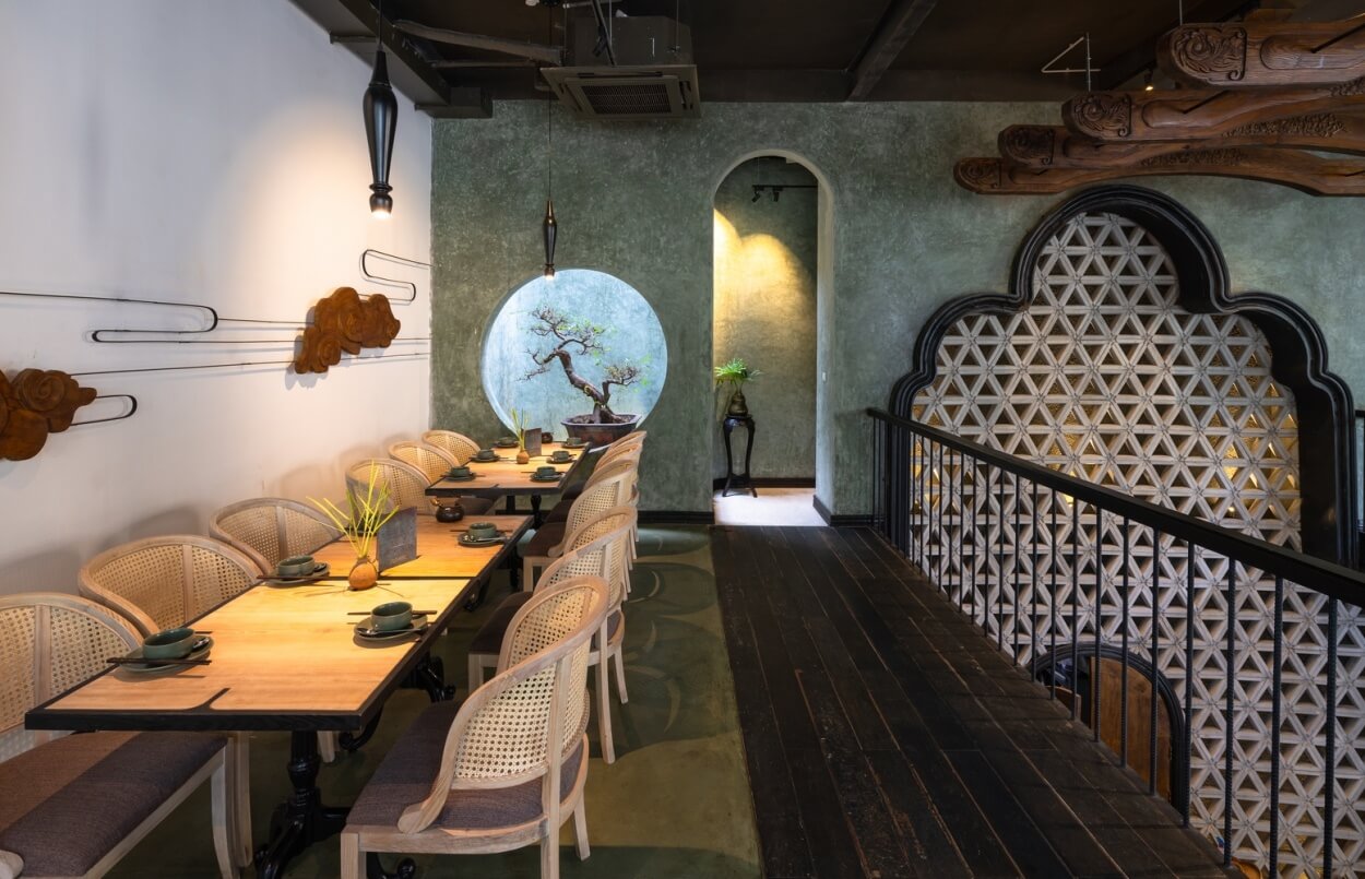 thiết kế nhà hàng chay Pendecor