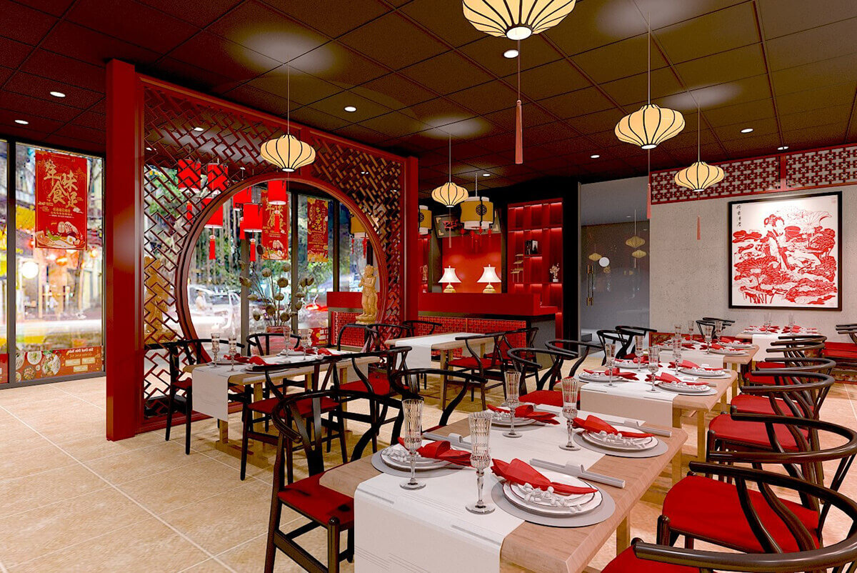 các mẫu thiết kế nhà hàng nhỏ Pendecor