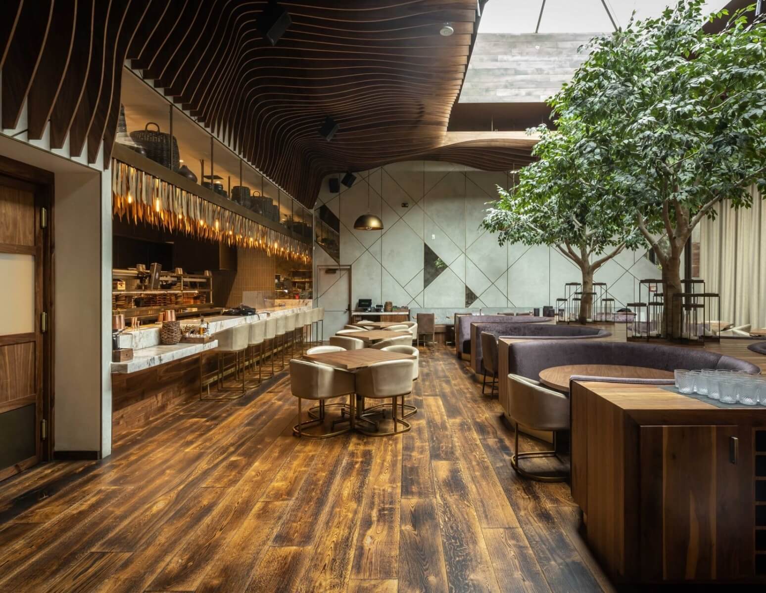 thiết kế quán ăn vặt ngoài trời Pendecor