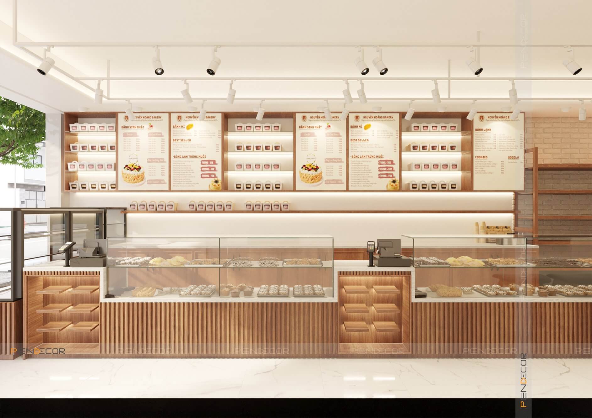 Thiết Kế Tiệm Bánh Nguyễn Hoàng Bakery