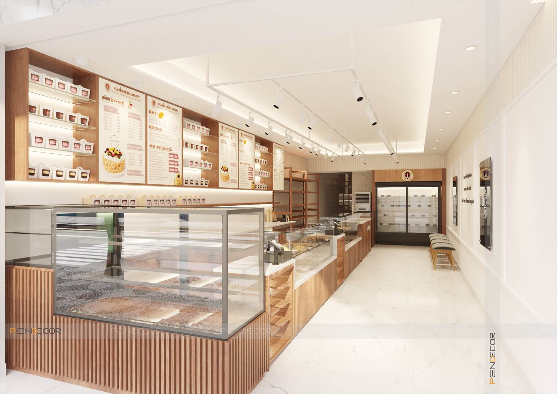 Thiết Kế Tiệm Bánh Nguyễn Hoàng Bakery